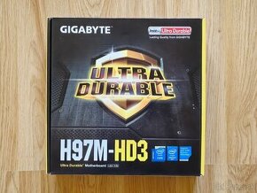 Gigabyte H97M-HD3 (+CPU, RAM, M.2 NVMe adapter, chladic) - 1