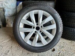 ❇️ 5x112 R17 ALU DISKY 215/55 ZIMNÉ PNEU VW,ŠKODA,AUDI,SEAT