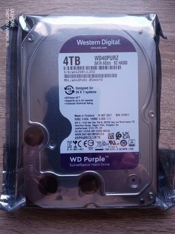 4 / 2 TB Western Digital Purple™ - Nové, nepouzite