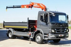 MERCEDES ATEGO 1224 TROJSTRANNÝ SKLÁPAČ + HYDR. RUKA -- EU5