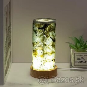 Lampa z kryštálu Labradorit