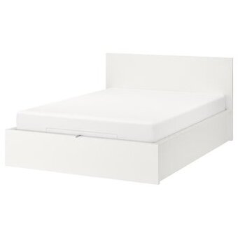 Ikea malm manzelska postel ulozny priestor