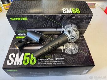 Predám SHURE SM58 s vypínačom