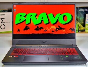 Herný notebook MSI BRAVO | RYZEN 5800H | 144Hz | RX 5500M - 1