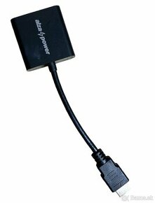 Redukcia HDMI (M) to VGA (F) 0,1 m matná čierna - 1