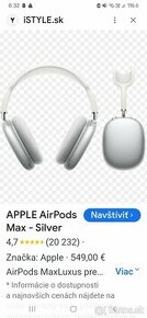 Apple airpods max/silver