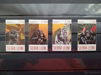 Poštové známky č.493 - Sierra Leone - opice