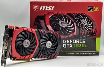 MSI GeForce GTX 1070 Ti GAMING 8G - plne funkčná