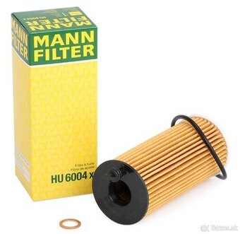 (2x) MANN-FILTER Oil filter Filter Insert HU 6004x