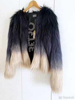 nový kabát faux fur Retro Jeans