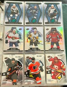 Hokejové kartičky Upper Deck Allure, Artifacts, Ice, Trilogy