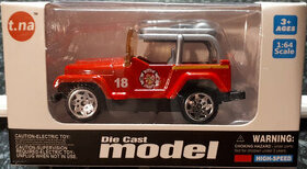 Die Cast Model - Emergency Fire Jeep - auticko - 1