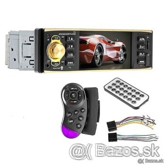 Autoradio 1din bluetooth usb sd eurokoncovky