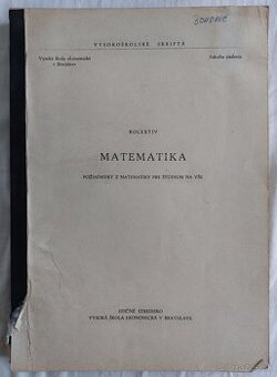 Matematika - požiadavky z matematiky pre štúdium na VŠE