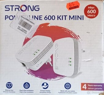 Nové.  Powerline 600 Mbit/s DUO KIT MINI