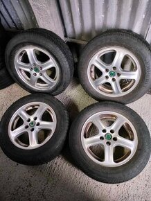 4ks alu disky orig. Škoda 5x100 r15