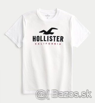 TRIČKO HOLLISTER biele veľ. L