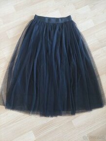 čierna dámska tutu sukňa  uni veľkosť