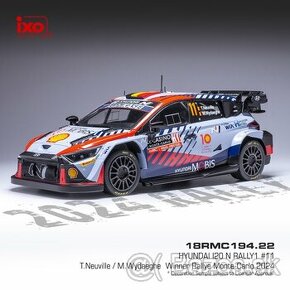 Modely Hyundai i20 Rally1 1:18 IXO