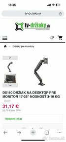 Držiak na monitor