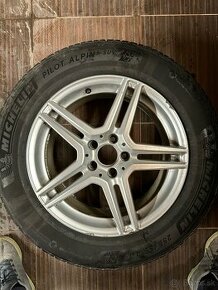 Zimná sada 255/55 r18 Michelin, disky Mercedes ML, 5x112 - 1