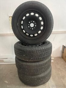 Disky R16 5x100 6,5xJ16 ET46 so zimnými pneu 205/60R16