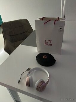 Sluchátka Beats Solo 3 Wireless Rose Gold Top stav