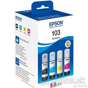 3 sady atramentu do tlačiarní EPSON EcoTank - Epson 103 CMYK