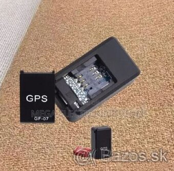 Kompaktný mini GPS lokátor s magnetom (USB nabíjanie, čierna