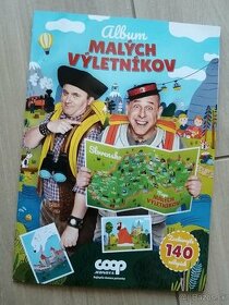 album + komplet nálepky Coop Album malých vyletnikov