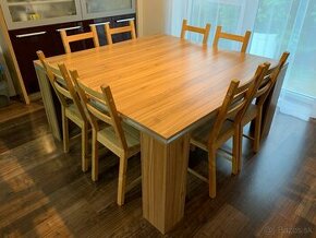 Jedálenský stôl + stoličky - 1