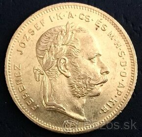 8 Zlatník/20 Frank 1877 KB FJI