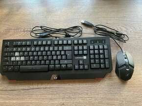 Herná klávesnica CONNECT IT BATTLE RNBW Keyboard + myš - 1