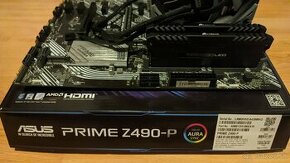 i7-10700K + ASUS PRIME Z490-P + 32GB DDR4 3200 MHz