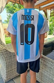 Nenoseny futbalovy dres Messi Argentína - 1