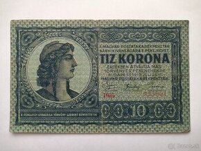 10 korona, Maďarsko, r.1919