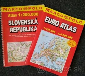 Atlas SR a EU z edície "MARCO POLO", retro