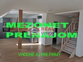 VOĽNÝ Prenájom 3 izbový mezonet v Poprade, tehla, novostavba