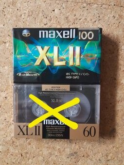 Audiokazety MAXELL XL II