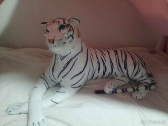 Veľký plyšový tiger - biely 210cm (Petra toys)