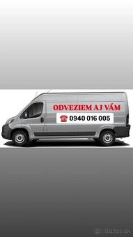 Odveziem dodávkou ☎️ 0940 016 005