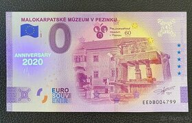 0 Euro Souvenir bankovky Slovensko 2020 - pokr. - SUPER CENY