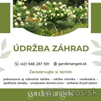 ÚDRŽBA ZÁHRAD   /   ZÁHRADNÍCKE SLUŽBY