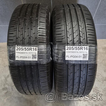 Letné pneumatiky 205/55 R16 CONTINENTAL DOT4119