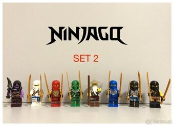 Figúrky Ninjago (8ks) typ lego - nové, nehran - 1