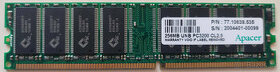 RAM Apacer 256 MB UNB PC3200 CL2.5 - 1