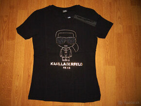 Karl Lagerfeld dámske trikčo čierne