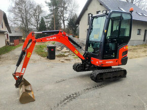 Minibagr KUBOTA KX018-4, 2200mth, r. 2020, 2x lžíce - TOP