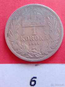 1 Koruna strieborná Uhorská - 1