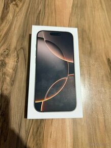 Predám Apple iPhone 16 PRO 128GB Pušný Titan Nový zabalený